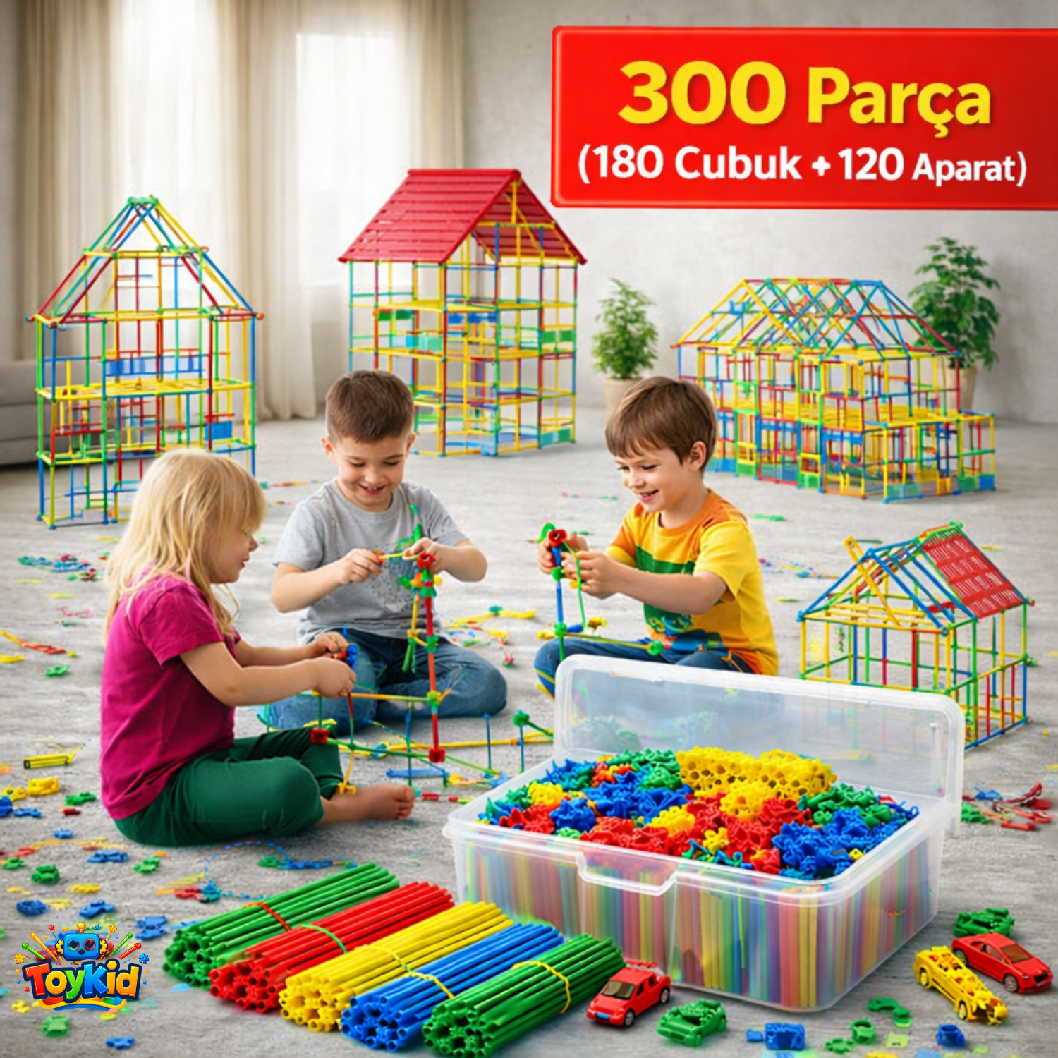 ToyKid Mega Yapı Bambu Çubuk Seti