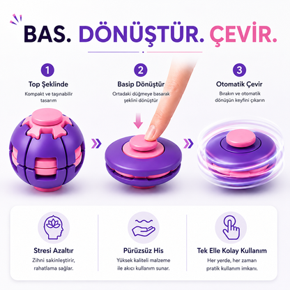 Yeni Nesil Dönüşen STRES TOPU